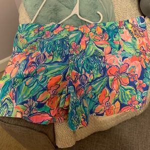 NWOT Lilly Pulitzer 5” Shorts Bennett Blue Surf XL